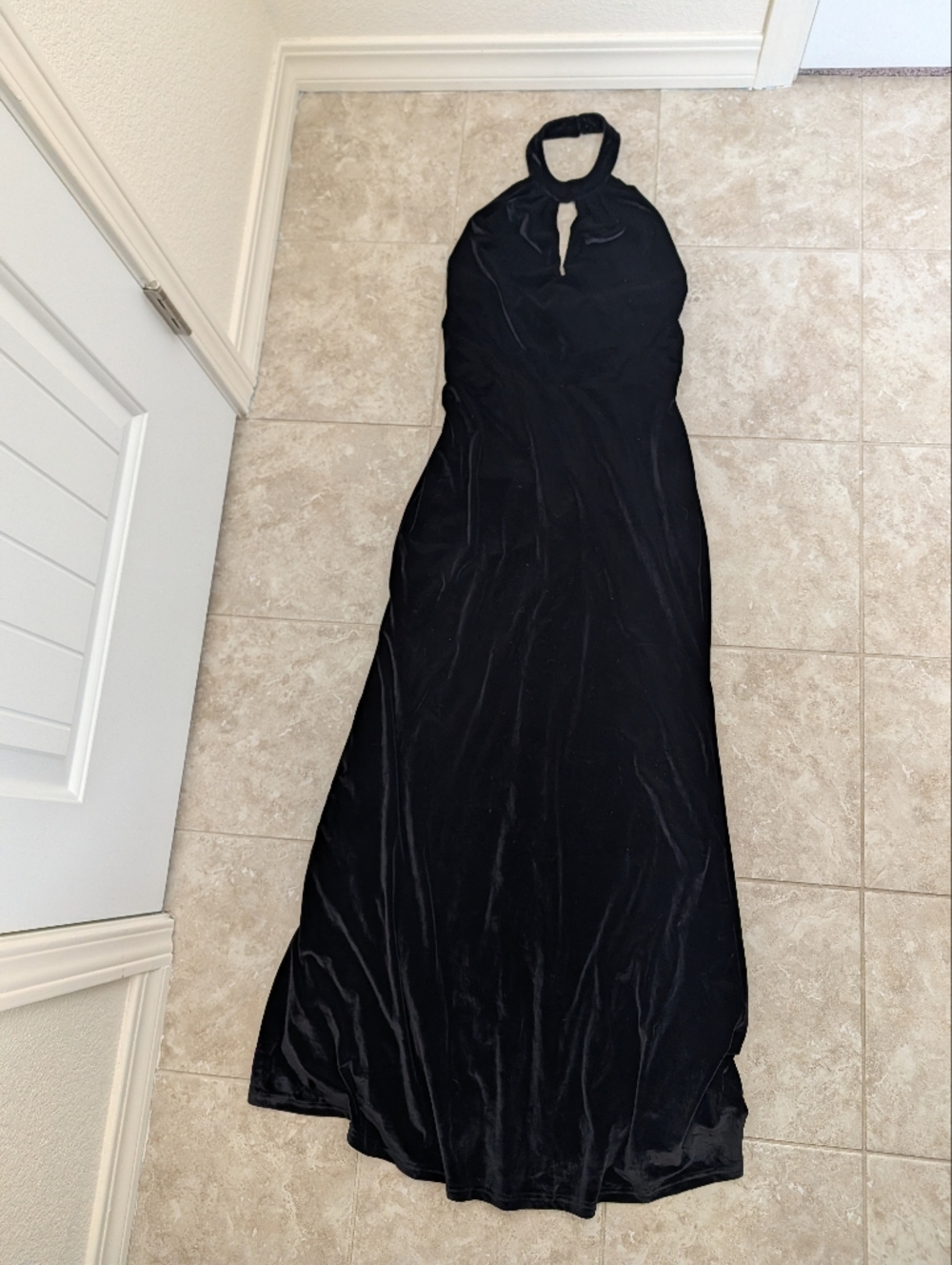 Dolly & Dotty Velvet Black Dress Size 6 Women's Whimsigoth Regal Victorian Me